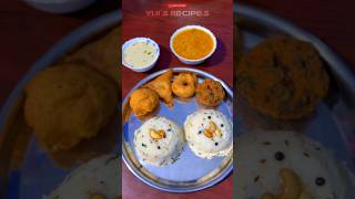 Today’s tiffin recipe Pasi Paruppu Pongal with vadai 😁😋shortsfeed pongal vadai breakfast yt [upl. by Natelson]