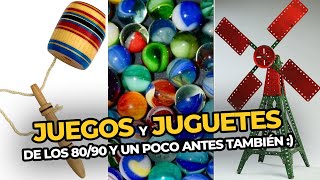 JUGUETES y JUEGOS de los AÑOS 80 y 90 parte 1  PERDÓN CENTENNIALS [upl. by Denice]