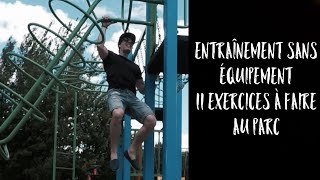 Mon Entraînement Calisthenics Full Body Sans Équipement au parc Vidéo verticale VlogWorkout 1 [upl. by Reywas714]