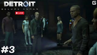 රොබෝ සංගමය  Detroit Become Human  Live  Sinhala  3 [upl. by Glimp]