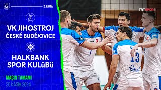 Maçın Tamamı  Ceske Budojovice  Halkbank quotCEV Erkekler Şampiyonlar Ligiquot [upl. by Eelime]