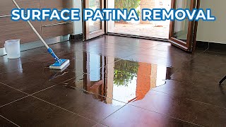 How To CLEAN Porcelain tile floor  HEAVYDUTY CLEANER  PRO DIY ✨ Faber TILE CLEANER [upl. by Thanos841]