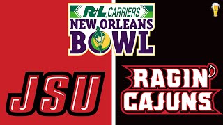 Jacksonville State Gamecocks vs Louisiana Ragin Cajuns Prediction  New Orleans Bowl  121623 [upl. by Yroc]