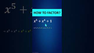 x5x41 How to Factor Quintic Polynomial [upl. by Raffaello]