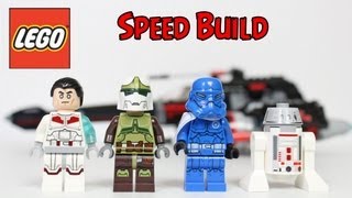 LEGO Star Wars Jek14s Stealth Starfighter 75018 Speed Build [upl. by Samy719]