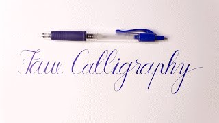 How to do Write Faux Calligraphy [upl. by Phail]