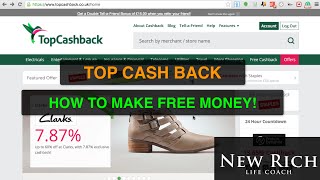 Topcashback How To Make FREE Money with Topcashback in UK and US Over £2000 So Far [upl. by Eniliuqcaj]