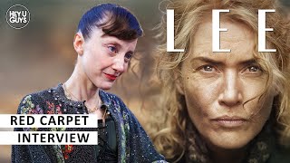 Andrea Riseborough Red Carpet Interview  Lee UK Premiere  Lee Miller biopic [upl. by Fishback]