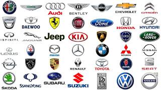 Guess The Car Logo By Car  The Most FAMOUS CAR BRANDS AND MODELS [upl. by Arhez647]