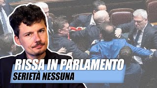 La rissa scoppiata in Parlamento è un nuovo e deprimente record [upl. by Cleland]