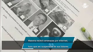 Suspenden a maestra de EU por poner foto de Obama como ejemplo de primate [upl. by Ardnuhs]