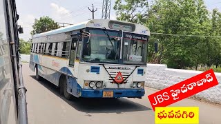 JBS Hyderabad To Bhuvanagiri TSRTC Express Bus Journey Telangana [upl. by Aihseuqal438]