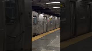 R179 8 car C Train departs 14 street [upl. by Ricardo]