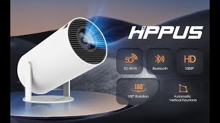 HIPPUS 5G WiFi Bluetooth Projector [upl. by Wolfie]