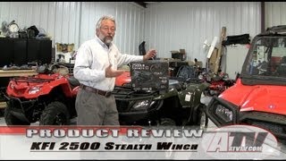 ATV Television  KFI 2500LB Stealth Winch Install [upl. by Jarrid536]