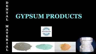 GYPSUM PRODUCTS [upl. by Barren847]