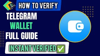 How to verify telegram wallet  Telegram wallet verify kaise kare [upl. by Allveta]