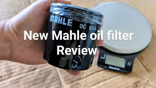 New Mahle oil filter Review [upl. by Esialb335]