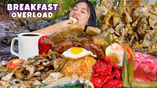 ULTIMATE FILIPINO BREAKFAST  PINOY AGAHAN MUKBANG Tocino Longganisa tuyo Crispy Daing Sapsp atbp [upl. by Janice874]