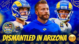 LIVE REACTION Rams Get Dismantled by Cardinals in Arizona  Kupp Hurt San Francisco Next [upl. by Keyser289]