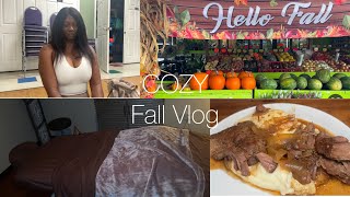 COZY Fall Vlog🍂I SLOW Living Slow Cooker Red Wine Pot Roast Fall Farmers Market Health amp Wellness [upl. by Feola806]