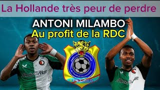 🇨🇩ANTONI MILAMBO réclamé Par Les Medias Hollandais après avoir avoué ne pas fermé la porte à la RDC [upl. by Goldman]