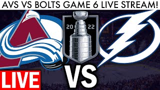 AVALANCHE VS LIGHTNING GAME 6 LIVE NHL Playoffs  Stanley Cup Final Game Stream Free PlayByPlay [upl. by Selrahc]