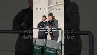 Hockey Coaches at Tryouts hockey hockeygame [upl. by Tsan]