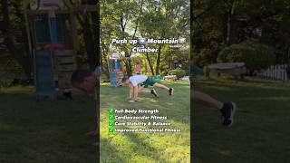 Pushup to Mountain Climber Combo A FullBody Strength and Cardio Exercise [upl. by Oiligriv]