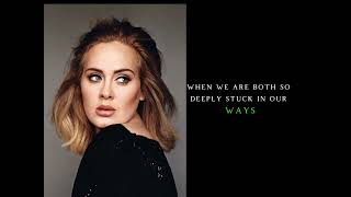 Adele  Easy On Me lyrics [upl. by Caine]