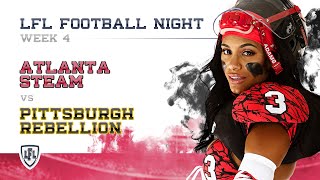 LFL  2017  WEEK 4  ATLANTA STEAM vs PITTSBURGH REBELLION [upl. by Enerahs660]