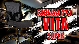 CADEIRA DE ESCRITÃ“RIO DT3 VITA SUPER UNBOXING MONTAGEM E PRIMEIRA IMPRESSÃ•ES [upl. by Jehovah]