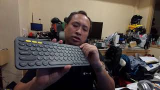 Logitech K380 Setup  bluetooth pair procedure [upl. by Auqinihs]