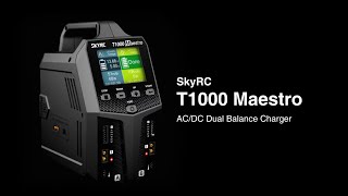 Meet SkyRC T1000 Maestro ACDC Dual Balance Charger [upl. by Chandal]