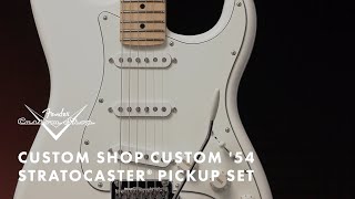 Fender Custom Shop Custom 54 Strat Pickup Set  Fender [upl. by Annairam564]