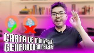 ✔✔Cómo ESCRIBIR una Carta de Motivación para Ganar una Beca – Paso a Paso [upl. by Riggins]