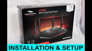 Setup Tutorial For Netgear Nighthawk XR1000 AX5400 Wireless High Speed Streaming amp Gaming Router [upl. by Atteram]