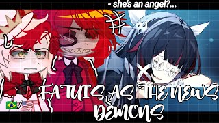 •Hazbin Hotel React to Fatui Genshin Impact as the news Demons• GACHA CLUB 🇧🇷🇺🇸 [upl. by Adrianna]