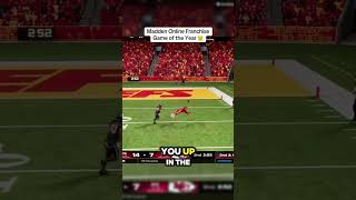 Madden Online Franchise Game of the Year nfl madden madden25 kansascitychiefs football [upl. by Ennad976]