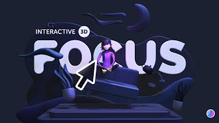 Create a 3D interactive scene in Spline  Part 2 [upl. by Lyrak]