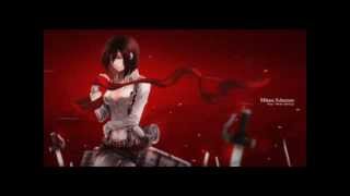 Ost Shingeki no Kyojin  Army Attack Mikasa [upl. by Ennad]