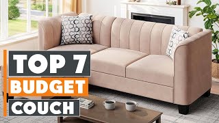 Top 7 Best Budget Couches in 2024 [upl. by Sherman]