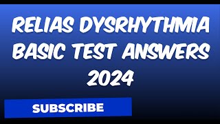 Relias Dysrhythmia Basic Test Answers 2023Dysrhythmia – Basic A A GRADED 100 VERIFIEDPDF [upl. by Free]