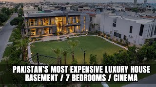 4 Kanal Pakistans Most Expensive Luxury House by Mazhar Munir Phase 6 DHA Lahore  Pakistan [upl. by Nevar]