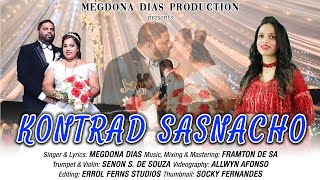 KONTRAD SASNACHO❤2024 BRENDON amp JENISHA❤Wedding toast song by MEGDONA DIASkonkanisongs konkanisong [upl. by Ashly480]