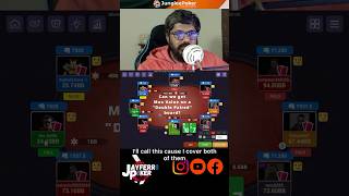 Getting max value on a dicey board jungleepoker poker maxvalue nlh tournamentpoker bountyrush [upl. by Thane]