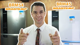 GELADEIRA REFRIGERADOR BRASTEMP BRM54 E BRM45  ANÃLISE REVIEW  QUAL A MELHOR COMPRA PARA 2021 [upl. by Sirromal]