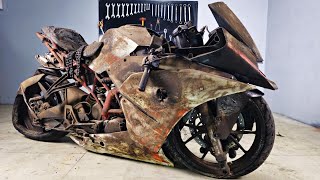 KTM RC 200 restoration  Restored KTM rc200  Old Bike Restoration And Repair [upl. by Airamahs]