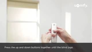 Somfy RTS Electric Roller Blinds  Programming  Single Channel [upl. by Laspisa]