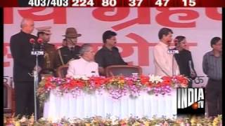 Akhilesh Yadav Sworn In UP Chief Minister [upl. by Akerue]